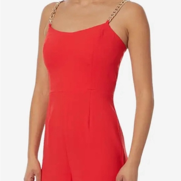 Lilly Pulitzer Pants - Lily Pulitzer beautiful red romper. Red tie belt not shown